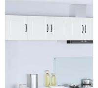 Ezbryzmatic Armario de pared Porto blanco puro de aglomerado, 80 x 31 x 40 cm, 2 estantes, 2 puertas, armario colgante con espacio de almacenamiento adecuado para vajilla, muebles de despensa, armario