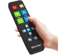 EZclicker Control Remoto para TV Sony | Control Remoto Universal de Botones Grandes Solo para Todos los Sony (Negro) Simplificado y Fácil de Usar (2xAAA Pilas no Incluidas)