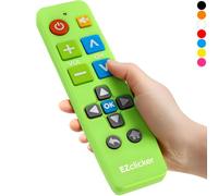 EZclicker Mando a Distancia para TV Samsung | Mando a Distancia Universal con botón Grande Solo para Todos los Samsung, simplificado y fácil de Usar (2 Pilas AAA no Incluidas) (Verde)