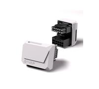 EZDIY-FAB Adaptador PCIe 5.0 de 600 W, 12+4 y 16 pines, 12 VHPWR, GPU Power Connector, ángulo de 180 grados, compatible con RTX 3090Ti, 4070Ti, 4080, 4090, tipo SDD, blanco