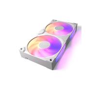 EZDIY-FAB BF12 - Ventilador todo en uno ARGB PWM de 240 mm, unidad de un solo marco, diseño de alta presión estática de 28 mm de grosor, alto flujo de aire, 1800 RPM máximo, diseño integrado de un