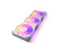 EZDIY-FAB BF12 - Ventilador todo en uno ARGB PWM de 360 mm, unidad de un solo marco, diseño de alta presión estática de 28 mm de grosor, alto flujo de aire, 1800 RPM máximo, diseño integrado de un