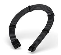 EZDIY-FAB Conector de 16 pines (12+4) 12VHPWR PCIe 5.0 para RTX 3090Ti 4080 4090 macho a hembra con peine de cable -16 AWG/negro