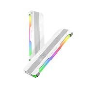 EZDIY-FAB RH01 ARGB RAM disipador de calor, esparcidor de calor de memoria RGB para DDR5 DDR4, enfriador RAM de aluminio con iluminación ARGB de 5 V y 3 pines, refrigeración de memoria para PC para