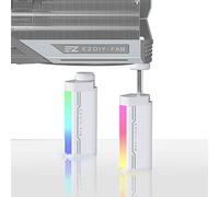 EZDIY-FAB US-White GPU Support Pillar-ARGB, 5V 3PIN ARGB Tarjeta Gráfica Brace