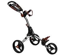 EZE GLIDE Compact+ Carro de golf de 3 ruedas - Carro plateado