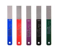 EZE-LAP L PAK5 Set SF/F/M/C/XC Limas de diamante para afilar, codificadas por colores