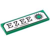 Ezee - Librillos de Papel de Liar estándar, Paquete de 100, Color Verde