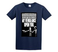 Ezekiel 2517 My Vengeance Upon You Men T Shirt Men's Tops Tees Navy M