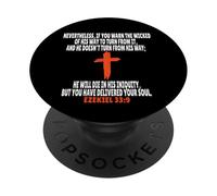 Ezequiel 33:9 Versículos de la Biblia Escritura PopSockets PopGrip Adhesivo