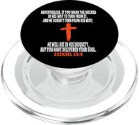 Ezequiel 33:9 Versículos de la Biblia Escritura PopSockets PopGrip para MagSafe