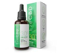 Ezero Aceite Cbd 30% y 9000 Mg Cannabidiol - Cbd Oil - Aceite De Cañamo - Aceite Cdb - 0% Thc - Certificado Bio, Natural Y Vegano - CBD Isolate - 30 ml - (30%)