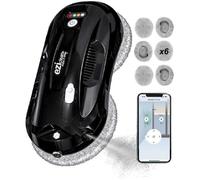 Eziclean EZI1712927820022 Robot Limpiacristales Windobot S4 Plus con Movimiento Rotatorio, Batería de Respaldo y Limpieza Húmeda