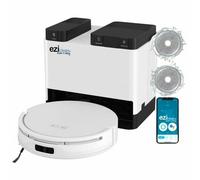 Eziclean Robot Aspirador y Mopa Z12 Ultra Conectado con Base de Vaciado Autonomía 270 min Blanco