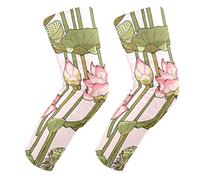 EZIOLY Blooming Lotus Rodilleras de baloncesto, voleibol, panal de abeja, rodillera, protector acolchado, rodillera de apoyo para hombres y mujeres