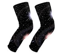 EZIOLY Galaxy Star Yin Yang Rodilleras acolchadas para hombres y mujeres