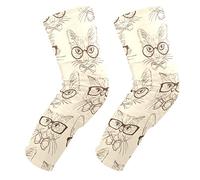 EZIOLY Hipster - Rodilleras de cristal para gatos y gatitos, para baloncesto, voleibol, pata de abeja, rodilleras, rodilleras, acolchadas, para hombres y mujeres