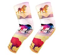 EZIOLY Rodilleras acolchadas con diseño de caballo de león, mariposa, águila, tiburón, lobo, jirafa, elefante, balón de baloncesto, voleibol, panal de abeja, rodilleras, rodilleras, apoyo acolchado