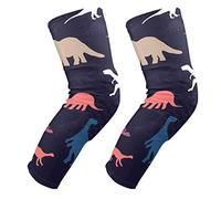 EZIOLY - Rodilleras con diseño de dinosaurios, para baloncesto, voleibol, panal de abeja, pierna, rodillera, protector acolchado para hombres y mujeres
