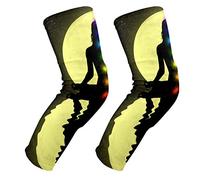 EZIOLY - Rodilleras de 7 chakras, para baloncesto, voleibol, voleibol, pata de panal, rodillera, protector acolchado de apoyo para rodilla para hombres y mujeres