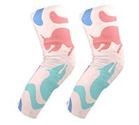 EZIOLY - Rodilleras de ardillas coloridas, para baloncesto, voleibol, voleibol, panal, rodilleras, rodilleras, acolchadas, para hombres y mujeres