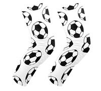 EZIOLY Rodilleras de balón de fútbol antiguo, de acuarela, para baloncesto, fútbol, voleibol, panal de abeja, pierna, rodillera, protector acolchado, rodillera para hombres y mujeres