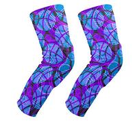 EZIOLY - Rodilleras de baloncesto con textura de balón de baloncesto, color azul