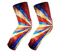 EZIOLY - Rodilleras de baloncesto y voleibol con diseño de rayas, protección acolchada para las rodillas, para hombres y mujeres