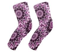 EZIOLY - Rodilleras de caleidoscopio Mnadala, para baloncesto, voleibol de fútbol, panal de abeja, rodilleras, protector acolchado para hombres y mujeres