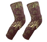 EZIOLY - Rodilleras de dinosaurio Jurásico, para baloncesto, voleibol, panal, pierna y rodilleras, acolchadas, para hombres y mujeres