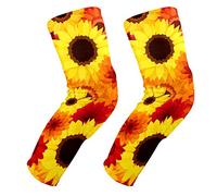 EZIOLY Rodilleras de flores coloridas para otoño, baloncesto, fútbol, voleibol, panal de abeja, rodillera, protector acolchado para la rodilla, para hombres y mujeres