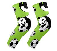 EZIOLY Rodilleras de fútbol Panda con rodilleras de fútbol, baloncesto, fútbol, voleibol, panal de abeja, rodillera acolchada para hombres y mujeres