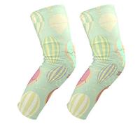 EZIOLY - Rodilleras de globos de aire caliente, para baloncesto, fútbol, voleibol, panal de abeja, pierna, rodillera, protector acolchado, rodillera para hombres y mujeres