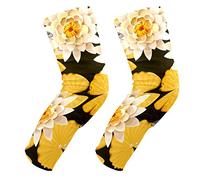 EZIOLY - Rodilleras de libélula y loto, para baloncesto, voleibol, panal, rodilleras, rodilleras, acolchadas, para hombres y mujeres