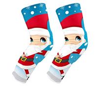 EZIOLY - Rodilleras de Papá Noel Ninja para baloncesto, voleibol, panal de abeja, rodilleras, protector acolchado para hombres y mujeres