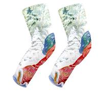 EZIOLY - Rodilleras de Papá Noel para el año nuevo y la Navidad, para baloncesto, voleibol, panal de abeja, rodilleras, rodilleras, acolchadas, para hombres y mujeres