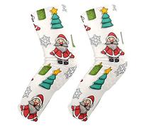 EZIOLY - Rodilleras de Papá Noel para Navidad, baloncesto, fútbol, voleibol, panal de abeja, rodillera, protector acolchado para la rodilla, para hombres y mujeres