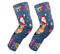EZIOLY - Rodilleras de Papá Noel y su trineo para volar, baloncesto, voleibol, panal, rodilleras, rodilleras, acolchadas, para hombres y mujeres