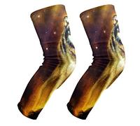 EZIOLY - Rodilleras de pintura al óleo para retrato, diseño de lobo