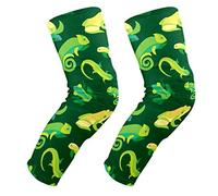 EZIOLY Rodilleras de ranas y reptiles, para baloncesto, fútbol, voleibol, panal de abeja, pierna, rodillera, protector acolchado, rodillera para hombres y mujeres