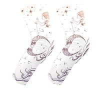 EZIOLY - Rodilleras de sirena con luna en sus manos, para baloncesto y voleibol