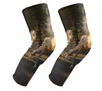 EZIOLY Rodilleras de unicornios para correr, baloncesto, fútbol, voleibol, panal de abeja, rodillera, rodillera acolchada para hombres y mujeres