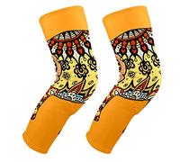 EZIOLY - Rodilleras decoradas con elefante indio, para baloncesto, voleibol, panal, rodilleras, rodilleras, acolchadas, para hombres y mujeres