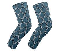 EZIOLY - Rodilleras estilo marroquí islámico, 3D, para baloncesto, voleibol, panal de abeja, pierna, rodillera, protector acolchado, rodillera para hombres y mujeres
