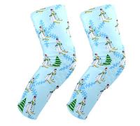 EZIOLY - Rodilleras para invierno, copos de nieve y árbol de Navidad, para baloncesto, voleibol, panal, rodilleras, rodilleras acolchadas, para hombres y mujeres