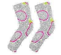 EZIOLY - Rodilleras tropicales con diseño de dragón y fruta