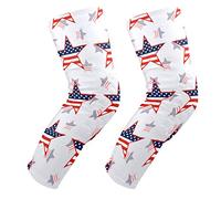 EZIOLY US - Rodilleras con estrellas patrióticas americanas para baloncesto, voleibol de fútbol, panal de abeja, rodillera, protector acolchado, rodillera de apoyo para hombres y mujeres