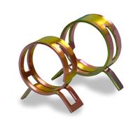 Ezitruz 100 abrazaderas de resorte para manguera de gasolina, manguera de resorte, manguera de combustible, abrazaderas de manguera de 6 mm, abrazadera de manguera para tubo de agua, manguera de aire