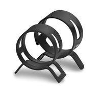 Ezitruz 80 piezas abrazaderas de resorte para manguera, línea de combustible, abrazaderas de manguera de 6mm, abrazaderas de banda de resorte para manguera de gasolina negras, abrazaderas de manguera