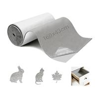 Ezitruz Fieltro Adhesivo 3mm, Rollo de Tela de Fieltro Gris 160x43 cm Moqueta Adhesiva Coche para DIY Joyeros Chair Muebles Techo interior Revestimiento de Paredes